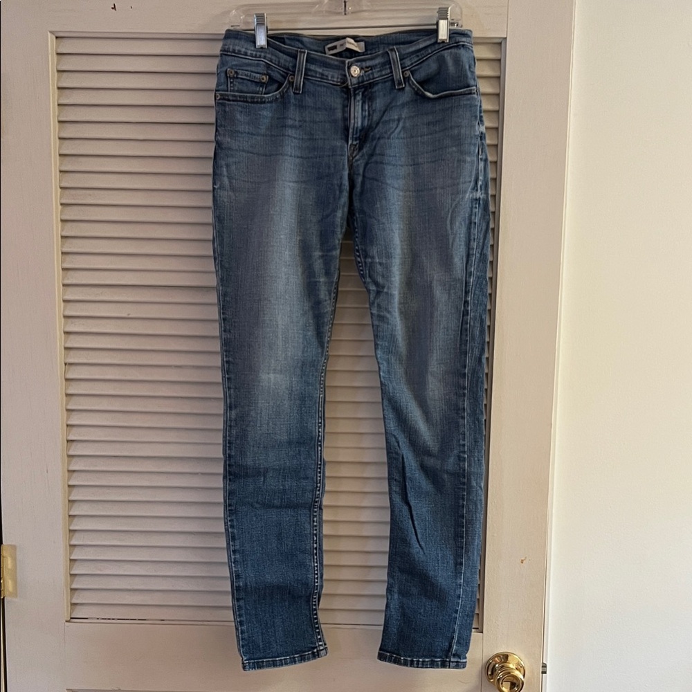 Levi's 524 Too Superlow Women's Skinny Blue Jeans